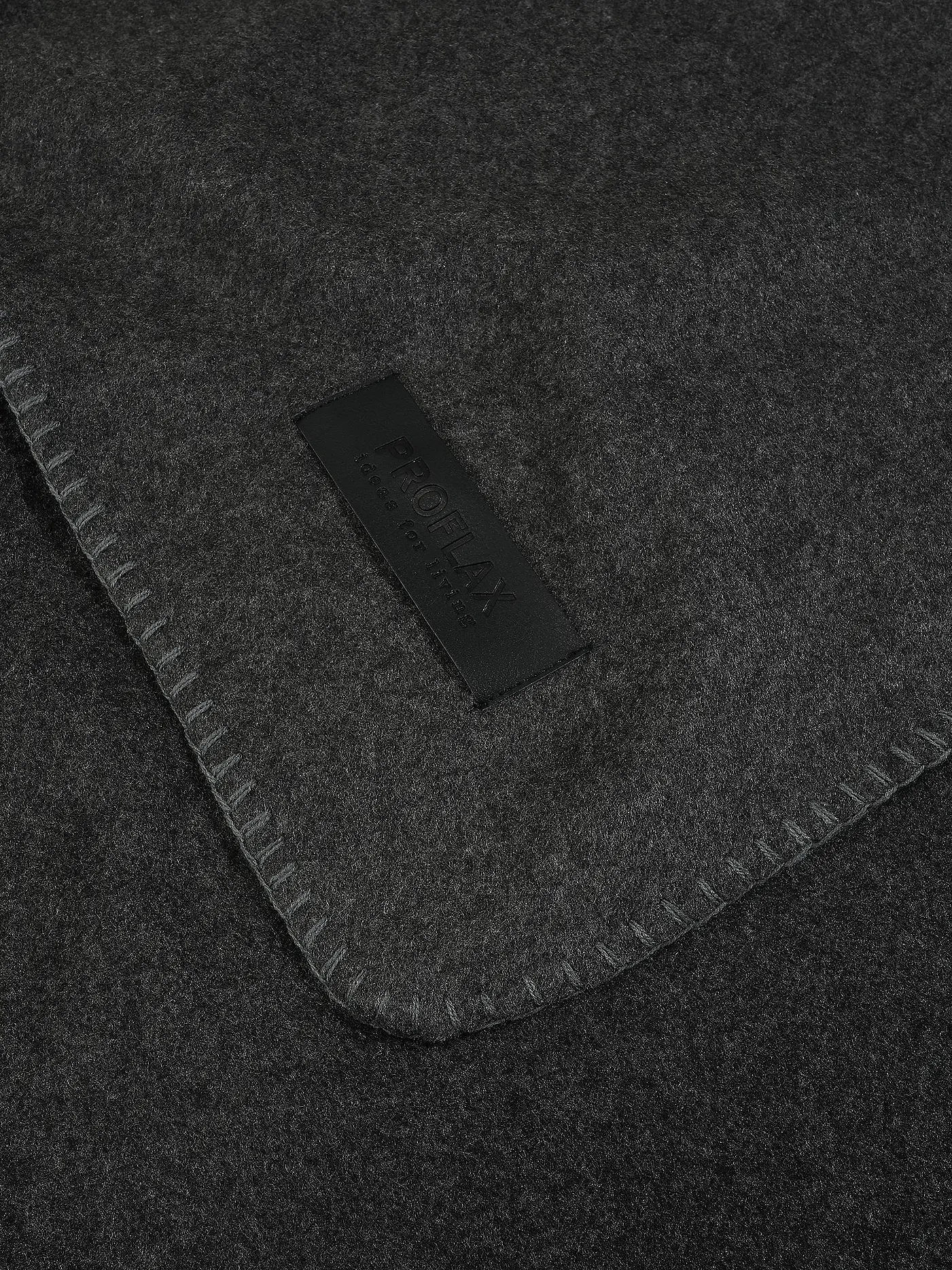 PROFLAX | Wohndecke - Plaid 160x200cm Secret Ecru | grau